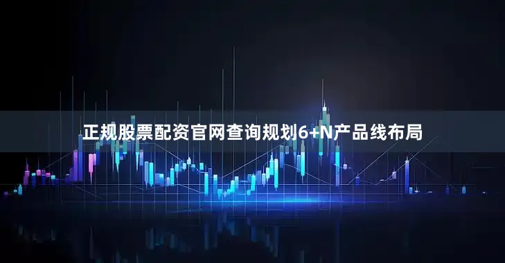 正规股票配资官网查询规划6+N产品线布局